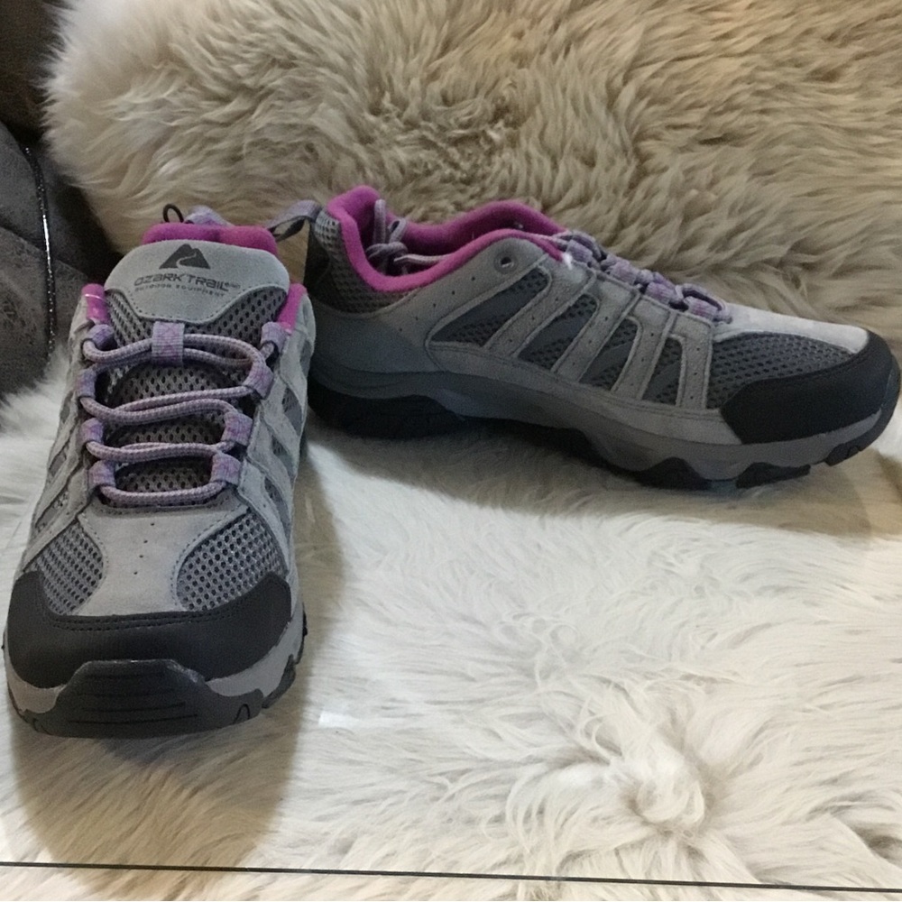 Ozark Trail Gray and Purple Women's Athletic Shoes